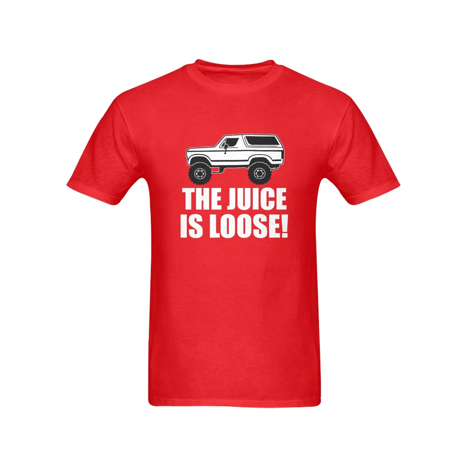 The Juice Is Loose OJ Simpson Bronco Men's T-shirt 100% Cotton