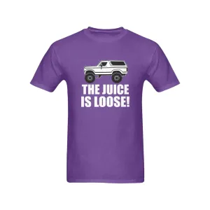 The Juice Is Loose OJ Simpson Bronco Men's T-shirt 100% Cotton