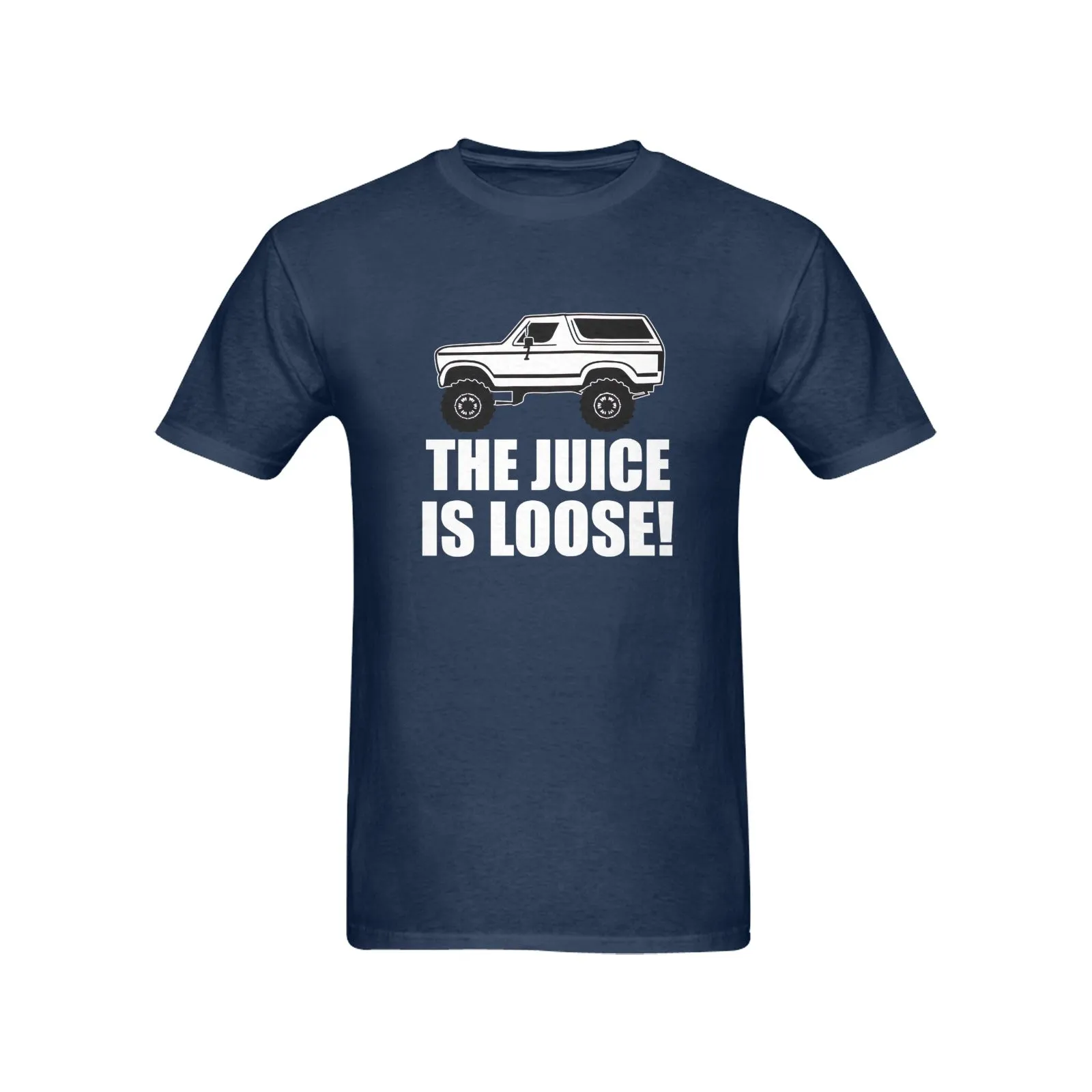 The Juice Is Loose OJ Simpson Bronco Men's T-shirt 100% Cotton