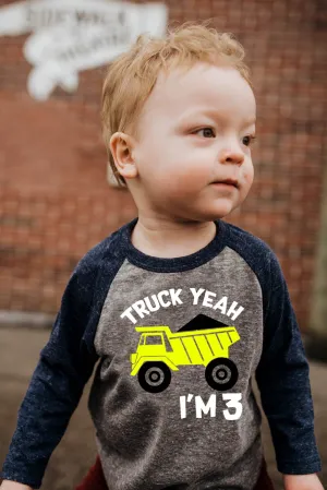 Truck Yeah Construction Birthday Shirt