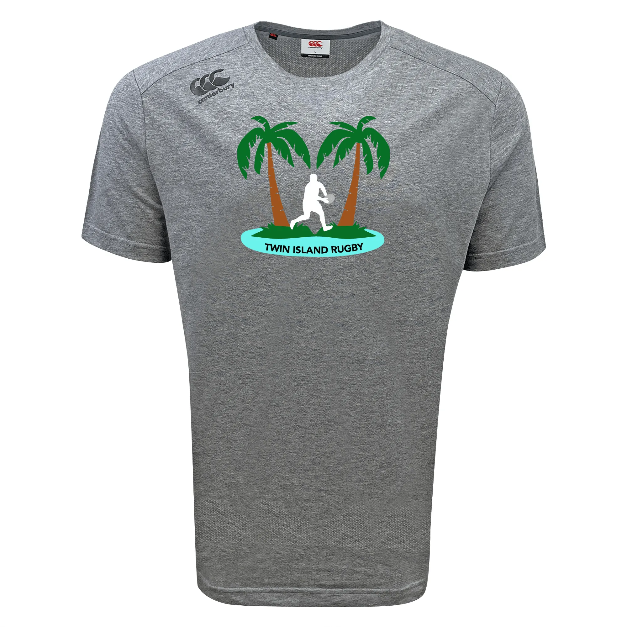 Twin Island Rugby Tempo Vapodri T-Shirt by Canterbury