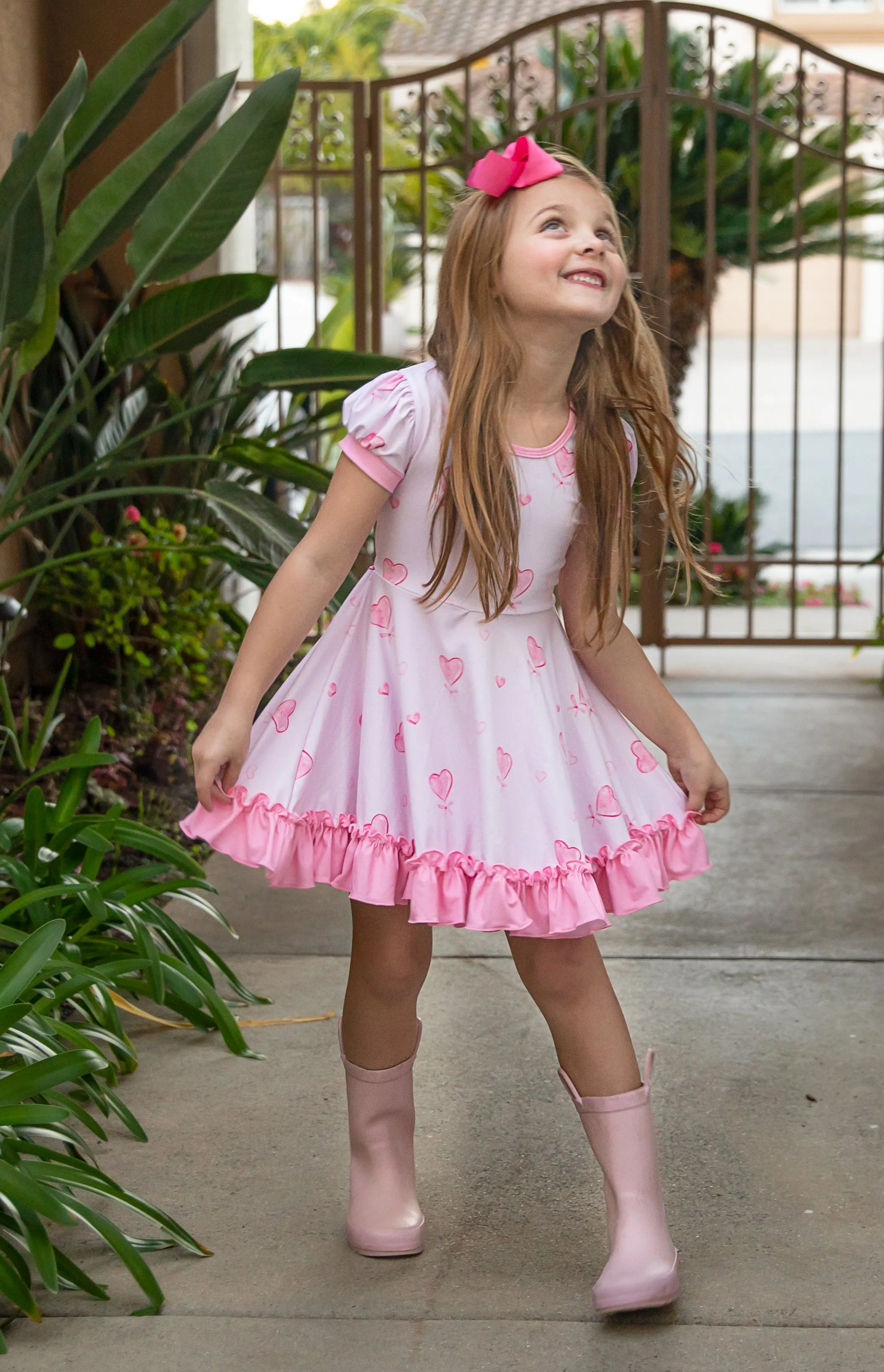 Twirl Dress - Sweetheart Poly/Spandex