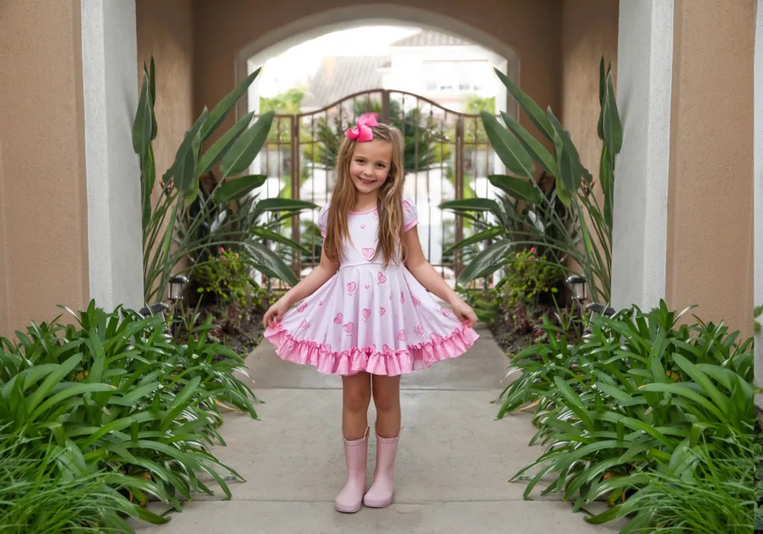 Twirl Dress - Sweetheart Poly/Spandex