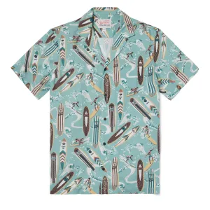 VINTAGE LONGBOARDS CAMP SHIRT