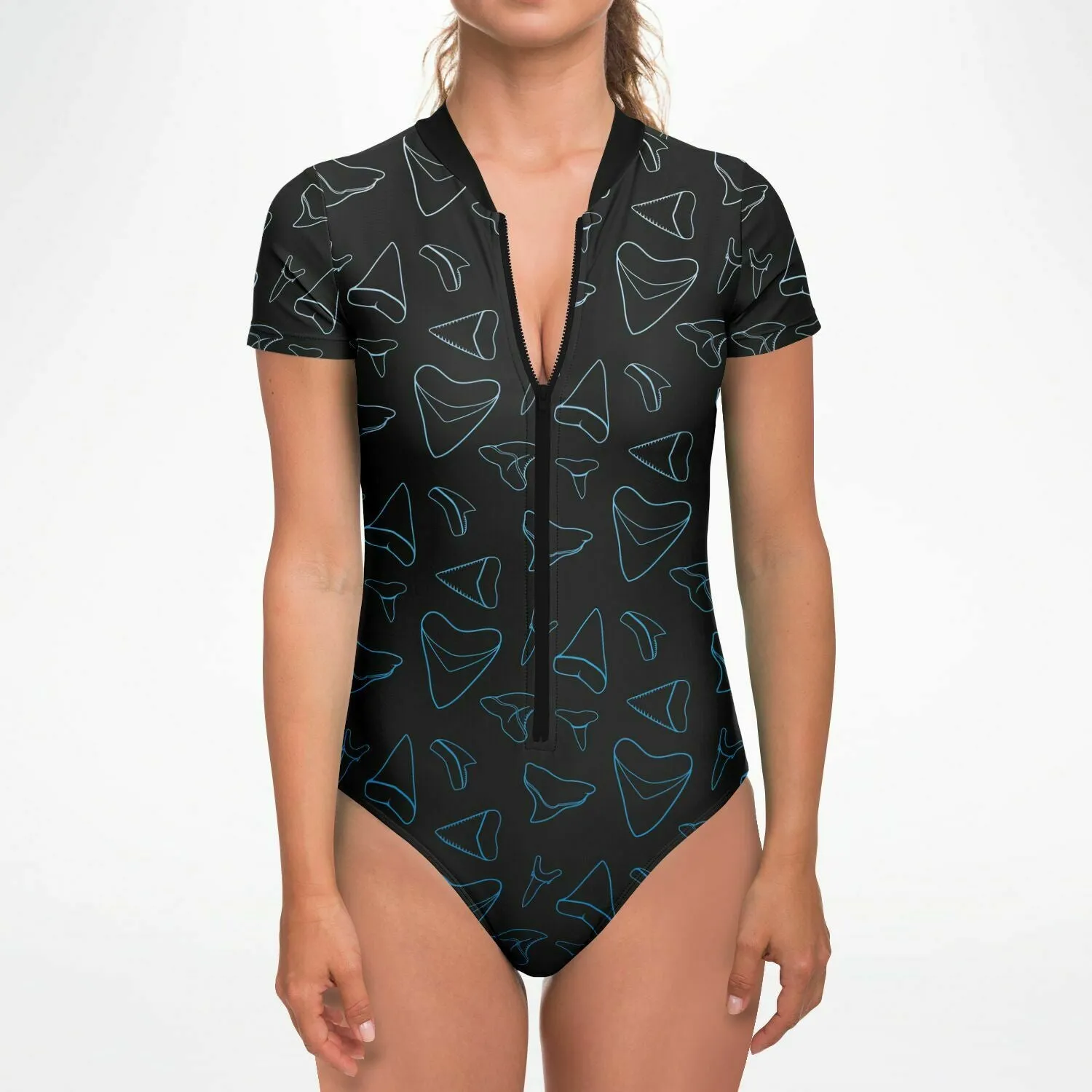 Women's Shark Tooth Bathing Suit - FREE SHIPPING