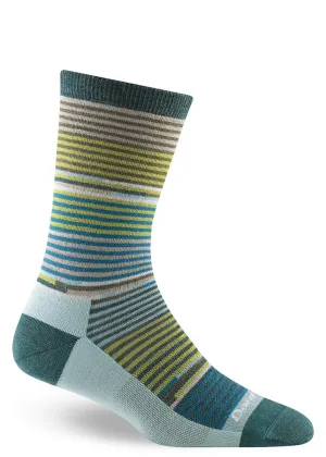 Women's Teal Pixie Lightweight Wool Socks