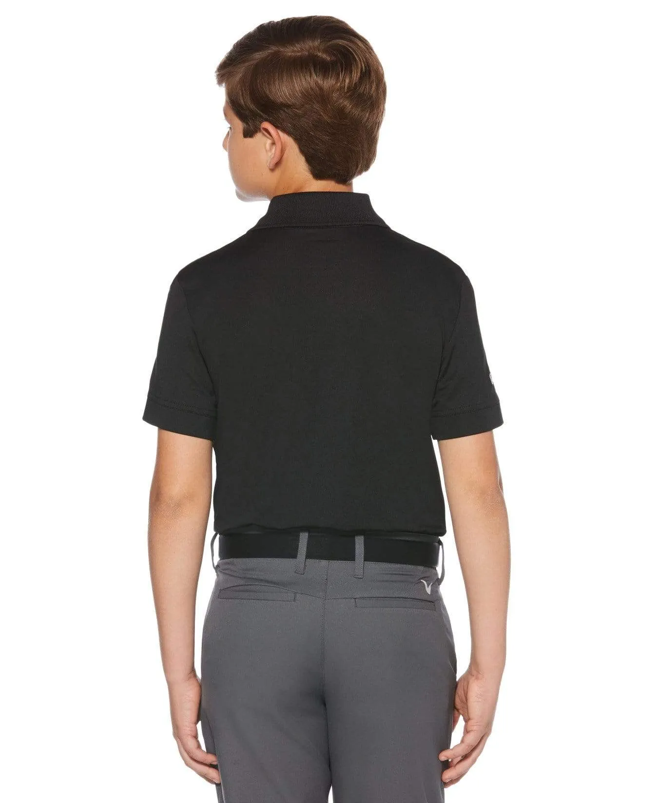 Youth Micro Hex Polo